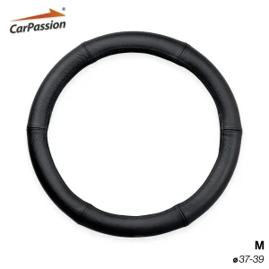 CarPassion Stuurhoes - Steering Cover - Leer - Ø 37-39 CM