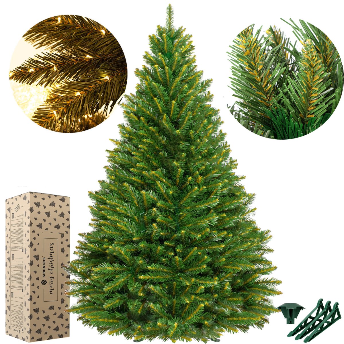 Kunstkerstboom | Scandinavisch Sparrenhout | 180 cm | Zonder Verlichting - Afbeelding 3