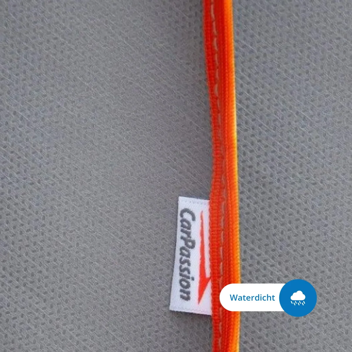 CarPassion Pure Motorhoes - Beschermhoes - Waterdicht & Vorstbestendig - Maat M - Grijs - 225 x 123 cm - Afbeelding 5