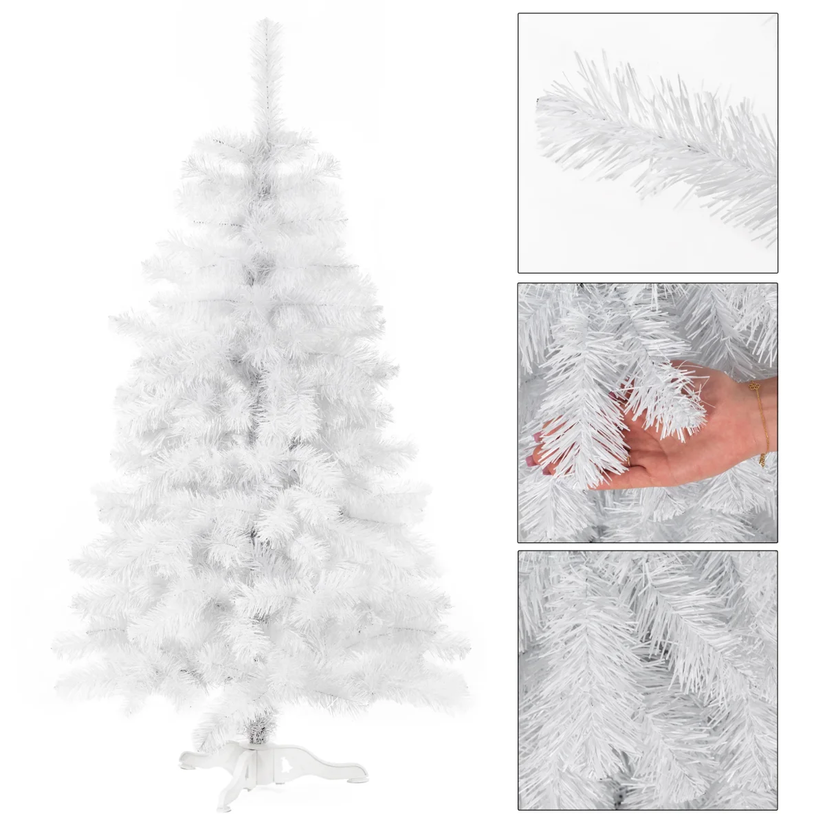 Kunstkerstboom | White Fir | 150 cm | Zonder Verlichting - Afbeelding 8